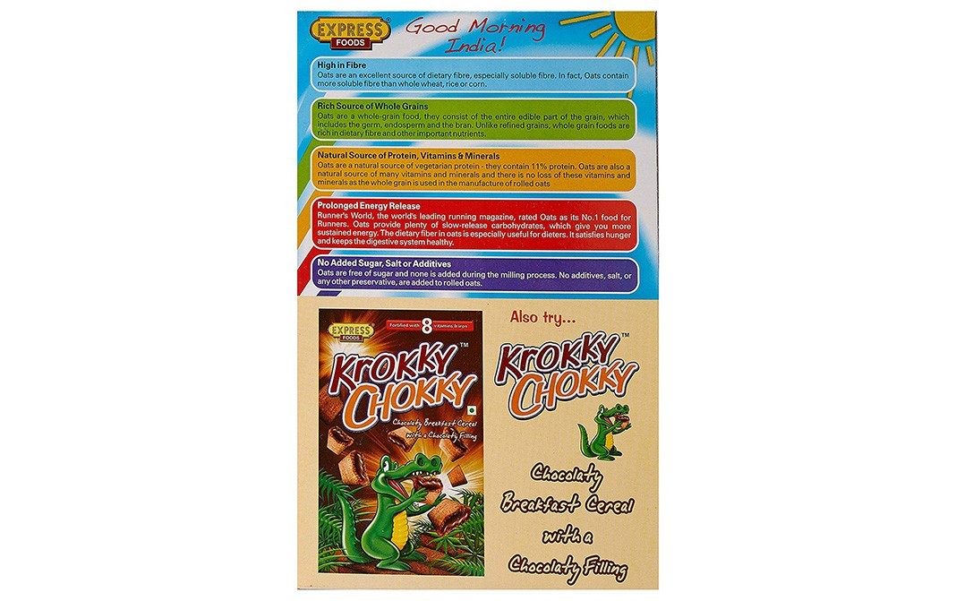 Express Foods Harvest Crunch, White Oats Porridge, Jumbo   Box  500 grams
